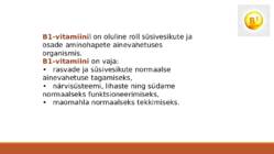Tiamiin vitamiin esitlus #9