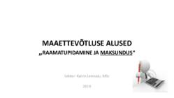 RAAMATUPIDAMINE #52