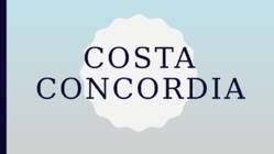Costa Concordia presentation