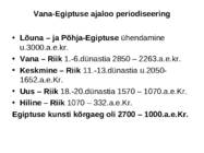 VANA-EGIPTUSE KUNST #3