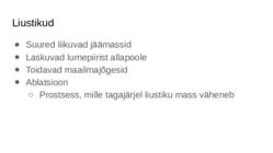 Liustike sulamine #2