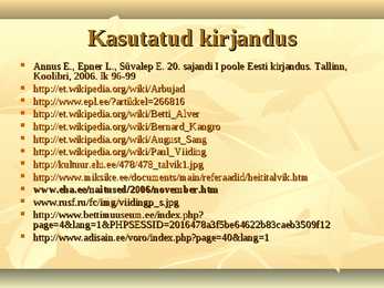 Luulerühmitus Arbujad #16