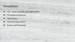 Eesti 1920-1934 - Demokraatlik periood #2
