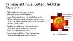 Päikesetuul-magnetväli-Päikese aktiivsus päikeselaigud ja muud ilmingud #7