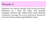 mendeli i ja ii seadus #20