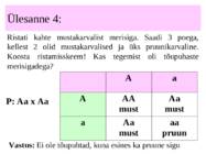 mendeli i ja ii seadus #22