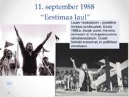 Eesti taasiseseisvumine ja sündmused #15
