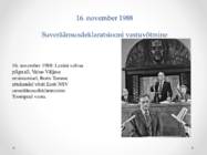 Eesti taasiseseisvumine ja sündmused #19