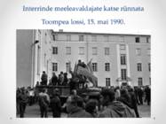 Eesti taasiseseisvumine ja sündmused #27