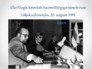 Eesti taasiseseisvumine ja südmused #31