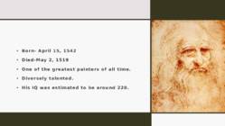 Leonardo da Vinci --A genious #2