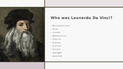 Leonardo da Vinci --A genious #3