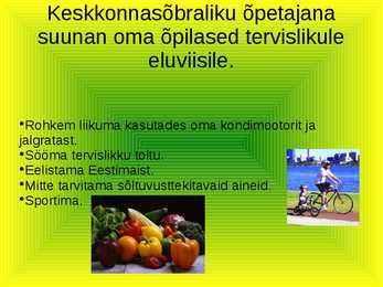 Keskkonnasõbralik õpetaja #3