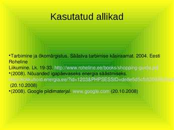 Keskkonnasõbralik õpetaja #9