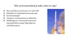 Kosmoselennud ja uuringud #2