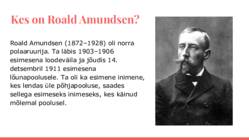 Roald Amundseni esitlus kokkuvõte geograafia 7 klass #2