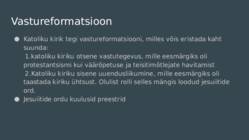 Reformatsioon ja selle teke põhjused #12