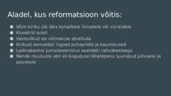 Reformatsioon ja selle teke põhjused #9