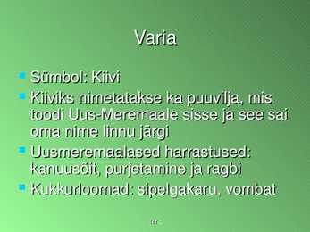 Uus-Meremaa ppt #10