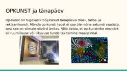 Opkunsti põhimõtted #5