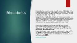 Erisoodustused - konspekt #2