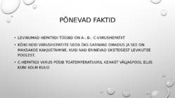 C-hepatiit ehk nakkuslikk maksapõletik #6