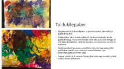 Õpimapp Eritehnikad kunstiõpetuses #9