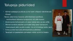 talupoja toit ja riietus #3