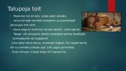talupoja toit ja riietus #5