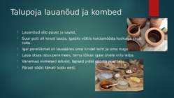 talupoja toit ja riietus #6