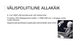 Nõukogude Liit Hruštšovi ajal ettekanne #11