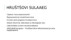 Nõukogude Liit Hruštšovi ajal ettekanne #4