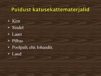 Puitkatus #3