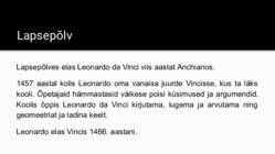 Leonardo Da Vinci #3