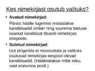Valimissüsteemid #12
