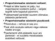 Valimissüsteemid #14
