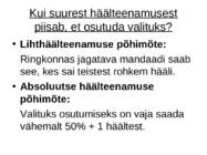 Valimissüsteemid #4