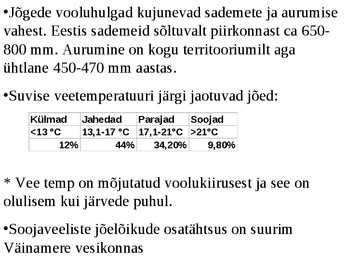 Loeng Eesti vooluveekogud #10
