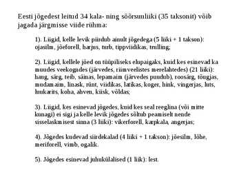 Loeng Vooluveekogude elustik #17