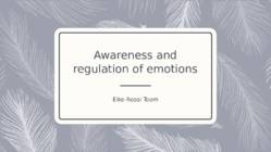 Awareness and regulation of emotions