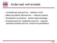 Algoritmid kokkuvõte #14