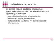 Algoritmid kokkuvõte #15