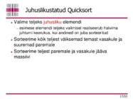 Algoritmid kokkuvõte #17