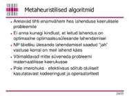 Algoritmid kokkuvõte #28
