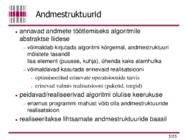 Algoritmid kokkuvõte #5