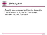 Algoritmid kokkuvõte #47