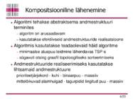 Algoritmid kokkuvõte #6
