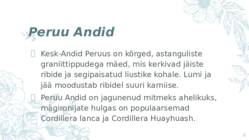 Andide mäestik #6