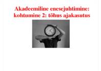 Tõhus ajakasutus