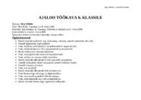 6kl ajaloo tookava sirjemolder